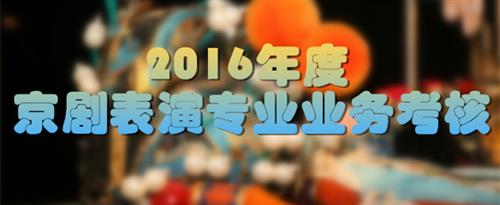 极品身材美女被爆操网站国家京剧院2016年度京剧表演专业业务考...